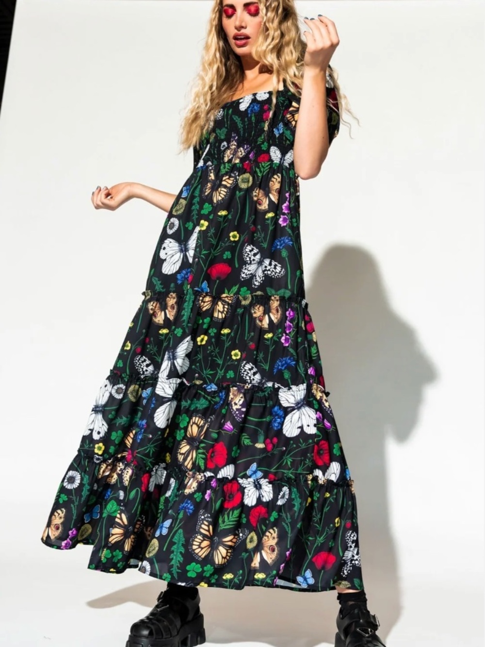Discounted (NEW With Tag) Dressed in LALA Folklore Fairy Smocked Dress